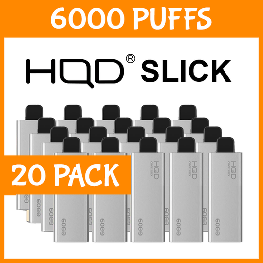20 PACK – HQD SLICK – 6000 PUFFS